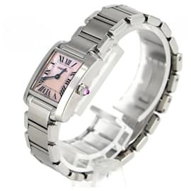 Cartier-Cartier Tank Francaise SM W51028Q3 Stainless Steel Wristwatch-Other