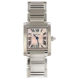 Cartier-Cartier Tank Francaise SM W51028Q3 Stainless Steel Wristwatch-Other