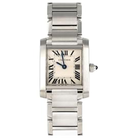 Cartier-Cartier Tank Francaise SM W51008Q3 Stainless Steel Wristwatch-Other