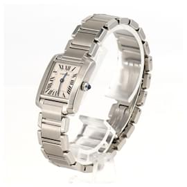 Cartier-Cartier Tank Francaise SM W51008Q3 Stainless Steel Wristwatch-Other
