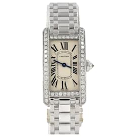 Cartier-Cartier Tank American SM WG Cross D WB7073L1 Wristwatch-Other