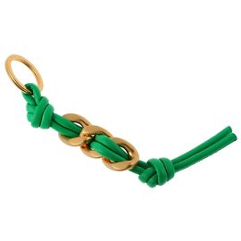 Portachiavi Bottega Veneta D'oro Verde