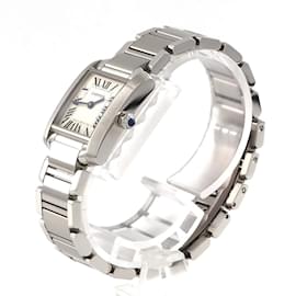 Cartier-Cartier Tank Francaise SM W51008Q3 Stainless Steel Wristwatch-Other