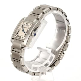 Cartier-Cartier Tank Francaise SM W51008Q3 Stainless Steel Wristwatch-Other