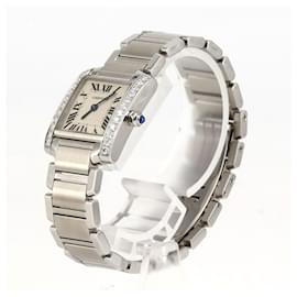 Cartier-Cartier Tank Francaise SM D W4TA0008 Stainless Steel Wristwatch-Other