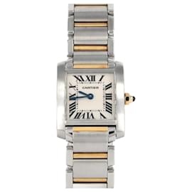 Cartier-Cartier Tank Francaise SM Combi W51007Q4 Wristwatch-Other