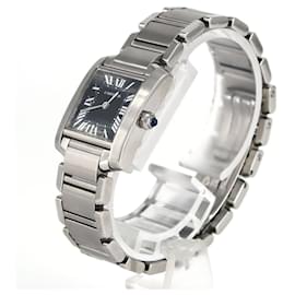 Cartier-Cartier Tank Francaise SM W51026Q3 Stainless Steel Wristwatch-Other