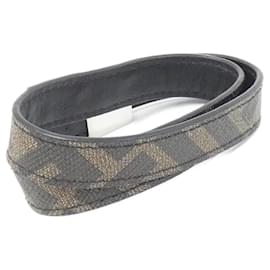 Fendi-Bracelet charm Fendi-Marron,Rouge