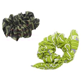 Fendi-Fendi FXT268 AIXG Silk Scrunchie-Orange
