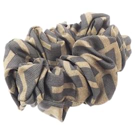 Fendi-Fendi FXT268 AIXG Silk Scrunchie-Orange