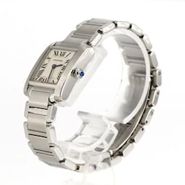 Cartier-Cartier Tank Francaise SM W51008Q3 Stainless Steel Wristwatch-Other