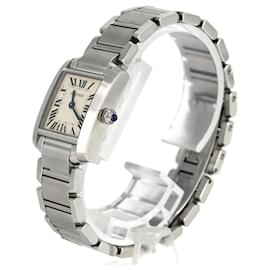 Cartier-Cartier Tank Francaise SM W51008Q3 Stainless Steel Wristwatch-Other