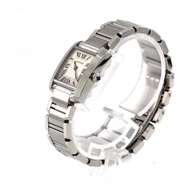 Cartier-Cartier Tank Francaise SM W51008Q3 Stainless Steel Wristwatch-Other