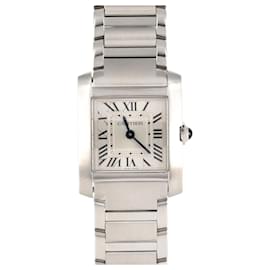 Cartier-Cartier Tank Francaise SM WSTA0065 Stainless Steel Wristwatch-Other