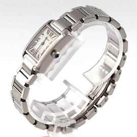 Cartier-Montre-bracelet en acier inoxydable Cartier Tank Francaise SM W51008Q3-Autre