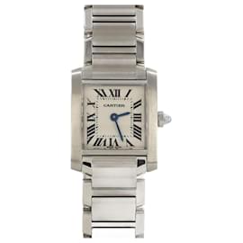 Cartier-Cartier Tank Francaise SM W51008Q3 Stainless Steel Wristwatch-Other