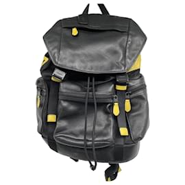 Coach-COACH Perforated Leather Trek Pack F72018-Black,Blue