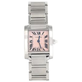 Cartier-Cartier Tank Francaise SM W51028Q3 Stainless Steel Wristwatch-Other