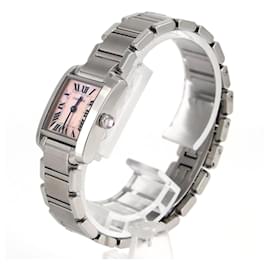 Cartier-Cartier Tank Francaise SM W51028Q3 Stainless Steel Wristwatch-Other