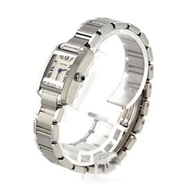 Cartier-Cartier Tank Francaise SM W51008Q3 Stainless Steel Wristwatch-Other