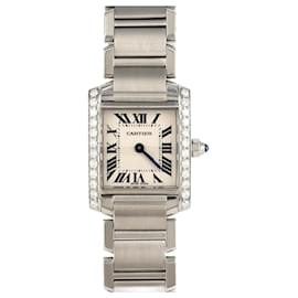 Cartier-Cartier Tank Francaise SM D W4TA0008 Stainless Steel Wristwatch-Other