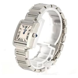 Cartier-Cartier Tank Francaise SM W51008Q3 Stainless Steel Wristwatch-Other