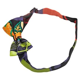 Hermès-Hermes Nou Papillon Bow Tie-Black,Multiple colors,Green,Orange