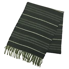 Burberry-Burberry Black Label Cashmere Stole-Black,Khaki