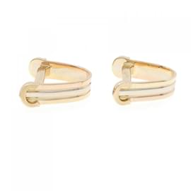 Cartier-Abotoaduras Cartier 750 em três cores-Outro