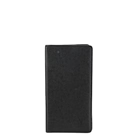 Louis Vuitton-Louis Vuitton Taiga Bi-fold Wallet-Black