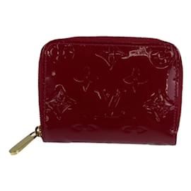 Louis Vuitton-Louis Vuitton Monogram Vernis Zippy Coin Purse-Red