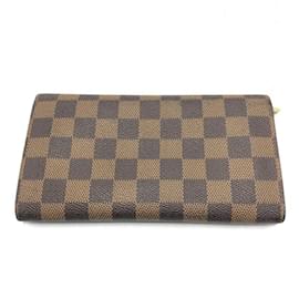 Louis Vuitton-Louis Vuitton Damier Ebene Bill Wallet-Blue,Damier ebene
