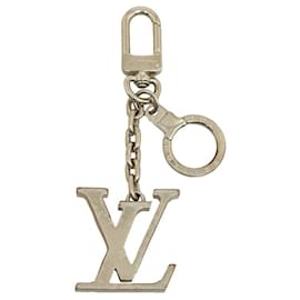 Louis Vuitton-Louis Vuitton Porte Cle Initial LV Charm-Silvery
