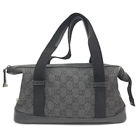 Gucci-Gucci GG Handbag Tote Bag-Black,Blue