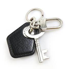 Louis Vuitton-Louis Vuitton Charm Key Ring-Black,Silvery