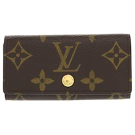 Louis Vuitton-Louis Vuitton Multicle 4 Monogram Key Case-Brown,Monogram