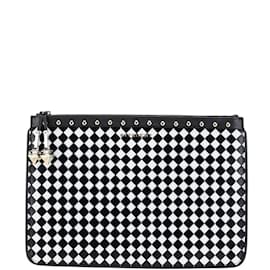 Givenchy-Givenchy Check Clutch Bag-Black,White