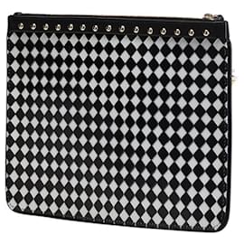 Givenchy-Givenchy Check Clutch Bag-Black,White