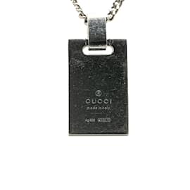 Gucci-Gucci Diamante Necklace in Silver 925-Silvery