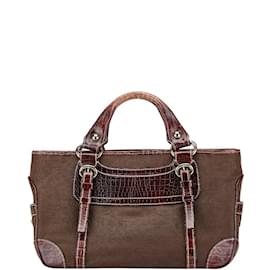 Céline-Celine Boogie Bag Handbag-Brown