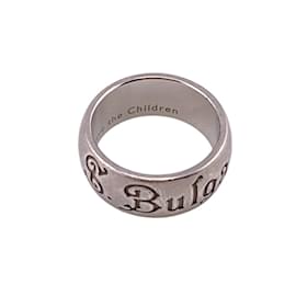 Bulgari-Bvlgari Save the Children Charity Band Ring-Silvery