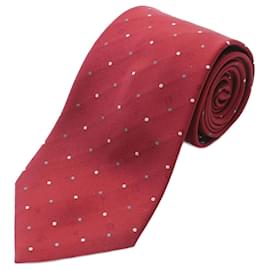 Louis Vuitton-Louis Vuitton Silk Cravat in Bordeaux Multi-color-Multiple colors,Dark red