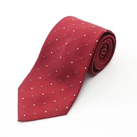 Louis Vuitton-Louis Vuitton Silk Cravat in Bordeaux Multi-color-Multiple colors,Dark red
