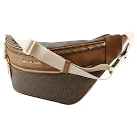 Michael Kors-Michael Kors Brown PVC Sling Bag-Brown