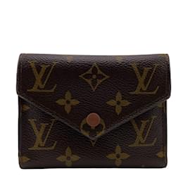 Louis Vuitton-Louis Vuitton Victorine Portefeuille Tri-fold Wallet-Brown