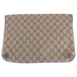 Gucci-Bolsa de mão vintage Gucci-Marrom,Bege