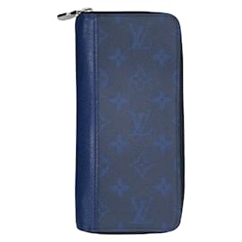 Louis Vuitton-Portefeuille Zippy Monogram Louis Vuitton-Bleu