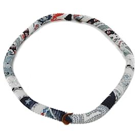 Hermès Collar de seda multicolor Hermes Multicolor