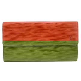 Louis Vuitton-Louis Vuitton Long Wallet in Brown-Brown