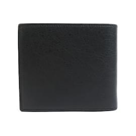 Balenciaga-Balenciaga Black Leather Long Bill Wallet-Black